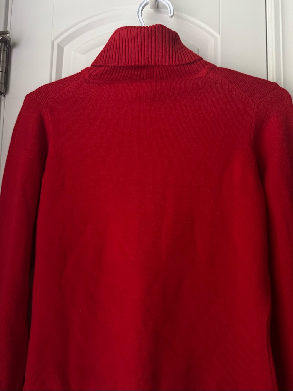 French Connection Red Ribbed turtleneck - Picture 7 of 7